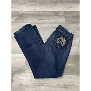 Citizens of Humanity Embroidered Horse Pocket Jeans Athena #220 Low waist/ BOOT